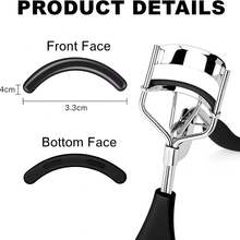 200/100/50 Pcs Eyelash Curler Replacement Pads, Compatible With Tweezerman Eyelash Curler, Silicone Material, Black. Soft Rubber Replacement Pads (Black) For Universal Eyelash Curlers. - Black - View 9