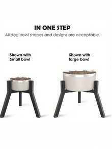 Adjustable Dog Bowl Stand For Medium & Large & Extra Large Dogs, 3 Adjustable Tall Dog Food Stand, Adjustable Wide 17.8-27.1cm Heights 25-30-34cm, Raised Dog Bowl Holder, Elevated Dog Bowl & Water Feeder (Bowl Not Included) - Multicolor - View 15