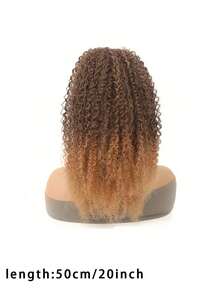 50cm Haargummi Lockige Synthetische Haarverlängerung, geeignet für den täglichen Gebrauch von Frauen