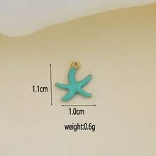 1pc Stainless Steel Fashionable Beach Vacation Pendant, DIY Handmade Bracelet, Earring, Hanging Decor Accessory