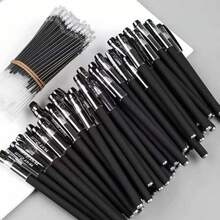 10支/1支专业书写工具：0.5毫米针尖商务签名笔 - 一款实用的圆珠笔，速干，碳芯材质。非常适合办公室、校园、万圣节、圣诞节等场合。速干中性笔，0.5毫米，黑色墨水 - 书写流畅，极致干燥，口袋夹设计圆珠笔，签名笔，