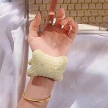 1/4 bucăți drăguțe de vară pentru sprijinul încheieturii mâinii - design moale din pluș în carouri cu bandă elastică, pernă ergonomică pentru tastatură și mouse pentru birou și jocuri, confort anti-oboseală, tampoane pentru mouse pentru birou