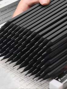 Black Wooden Pencils, Student-Use Lead Free HB Pencils, Exam-Suitable Pencils, Writing Pencils For Home, School, Back To School Season, Birthday Gift, Back To School Reward