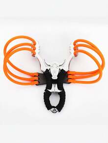 قذيفة صيد خارجية عالية الدقة قطعة واحدة، إطار قذيفة صيد احترافي قوي، مناسب للبالغين والأطفال، للصيد الخارجي مع أشرطة مطاطية