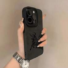 Resistente y Dominante! Funda de Teléfono Bull, Representante de la Fuerza Masculina, con Buen Agarre y Función Antigolpes, Material de Cuero Artificial de Alta Calidad, Resistente a la Suciedad, Protección Engrosada, Antigolpes, Antideslizante, Absorbe Impactos, Compatible con iPhone 16/16 Plus/16 Pro/16/16 Pro Max/15 Pro/15 Plus/15 Pro/15 Pro Max/15/14 Plus/15 Pro Max/14 Pro/14 Plus/13 Pro/13 Pro Max/13/12 Pro/12 Pro Max 12/11 Pro Max, Regalo Perfecto para Novio/Novia, Miembros de la Familia en Varios Días Festivos, Diseño Unisex. - Colores mixtos - Ver 10