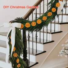 30 Pcs Dried Orange Slices With Hemp Rope For Christmas Tree Decoration, Rustic Xmas Ornaments For DIY Christmas Wreath Garland, DIY Handmade Crafts For Fireplace Wall Doorway Window Xmas Tree Porch Farmhouse Home Decor Room Decor, DIY Hanging Ornaments For Indoor Outdoor Decoration Holiday Party Supplies