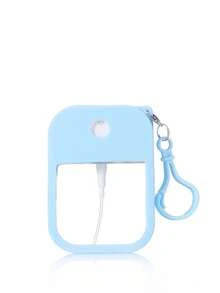 1件/2件 38ml/50ml 便携式高压喷雾瓶, 多种颜色可选, 简约可爱的多色卡片分体瓶, 可重复使用的酒精液体香水旅行便携瓶, 硅胶保护套, 细雾酒精洗手液, 可再填充便携式卡片喷雾瓶, 洗手液瓶,