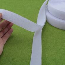200cm Long 3cm Wide White Hook And Loop Tape, Self-Adhesive Hook And Loop Fastener For Clothes, Shoes, Sofa - White - View 4