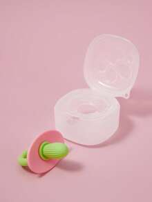 PETSIN 1 件/2 件宠物狗奶嘴、猫爪奶嘴盒、仙人掌牙胶、奶嘴、可煮、超柔软 3D、宠物咀嚼玩具、猫奶嘴、宠物玩具咀嚼物、断奶小狗咬物、随机颜色