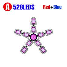 مصباح إضاءة نمو نباتات LED طيف كامل E27/E26 أحمر أزرق 6/8/10 شفرات مروحة قابلة للطي ألواح قابلة للتعديل قابلة للتشكيل AC100-277V داخلي إضاءة نمو زراعة ملء مصباح أشعة فوق بنفسجية وتحت الحمراء بيت محمي زراعة مائية صندوق نمو ضوء الشمس خضروات أزهار بونساي زراعة الطحالب والشتلات والنباتات الخضرية والفاكهة والبذور 288/432/528 مصباح ليد