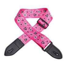 1pc Guitar Straps, Folk Electric Guitar Bass, Widened And Thickened For Both Boys And Girls, Non-Perforated Shoulder Straps, Polyester Printed Straps, Shortest 81cm, Longest 138cm