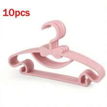 10 sztuk plastikowych wieszaków do przechowywania kurtek dziecięcych, organizery dziecięcych garderób, wieszaki, przenośne wystawy, wyposażenie domu wieszaki na ubrania dla dzieci - przenośny, wiatroszczelny plastikowy organizer na płaszcze i ubrania dla dzieci - Wielokolorowe - Zobacz 26