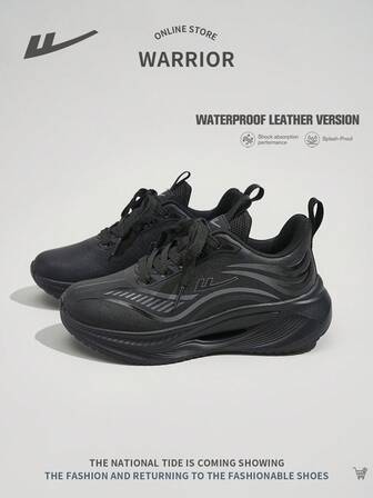 WARRIOR 1 par de zapatos deportivos con cordones delanteros para mujer, malla transpirable antideslizante, duraderos, cómodos y versátiles, zapatos ligeros para correr y uso casual al aire libre