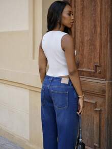 Yess Loren Women's Summer Casual Solid Color Sleeveless Knit Top Simple Tank Top Open Placket Vest With Slit At Hem White Tank Top Summer V Neck Beige Vest Vacation Cardigan Holiday Tops V Neck Asymmetric Hem