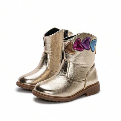 Autumn/Winter Embroidered Totem Boots, Durable, Warm, Comfortable Flat Western Style Versatile Baby Boots