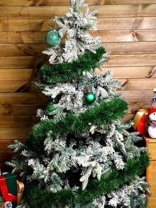 Ghirlanda decorativa in erba verde, decorazione festiva in morbido verde per uso interno ed esterno, vegetazione artificiale per giardino o matrimonio, scale, piante finte per decorazione della casa, decorazioni natalizie, decorazione per la stanza