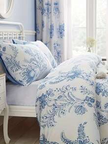 Brushed Microfiber White Boho Pattern Printed Bedding Duvet Cover Set, Includes Duvet Cover + Pillowcase, Dorm Bedding Back To School Bedding