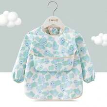 Baby Hooded Dress For Eating, Children's Waterproof Reverse-Wearing Bib, Baby Eating Bib, Super Soft And Waterproof Baby Meal Pouch