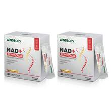 Paquete Ahorro x2: WindBoss NAD+ Líquido 1000mg | Energía Celular y Enfoque Diario | 60 Sobres Individuales - paquete 2 - Ver 2