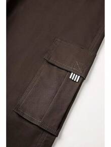 AIFARLD Men's Cargo Pants With Pockets Cotton Hiking Sweatpants Casual Athletic Jogger Sports Outdoor Trousers Relaxed Fit - Coffee - 查看 6