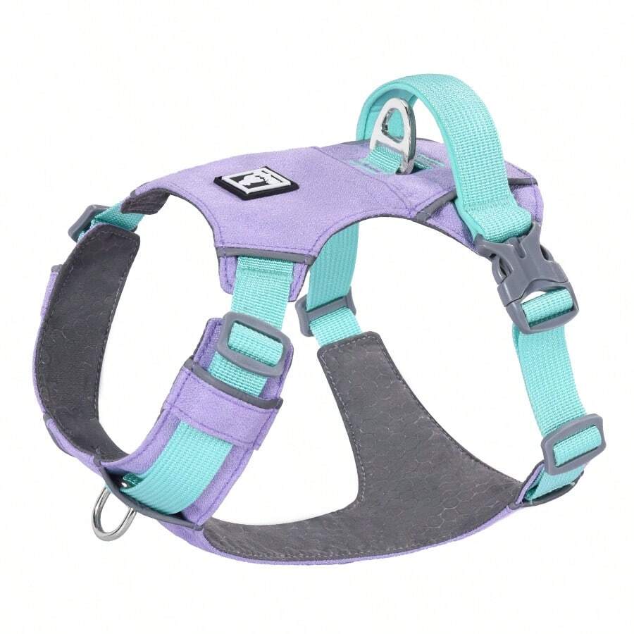 Adjustable Reflective Pet Safety Harness Vest, Easy Control For Small/Medium Dogs - Multicolor - View 1