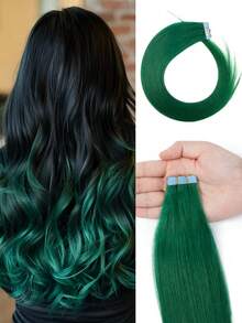 Mini Tape In Hair Extensions Human Hair Colored Invisible Tape In Human Hair Extensions Highlighted For Party Hair Accessories Human Hair Extensions Highlights Victoria Secret Wear And Go Glueless For Holiday Festival Halloween Christmas Essentials School Supplies Party Wedding,Daily ,For All People And Women Girl Bride