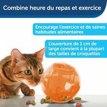 Slimcat Slow Feeder Ball Cats - Interactive Puzzle Game Your - Fill With Food And Treats - Great Indoor Kittens And Adult Cats, And Fast Eaters Blue - Cam + 1 cái (Gói 1 cái) - Xem 3