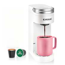 Ultra-Thin Single Cup Coffee Maker, Compatible With K-Cups, Mini Travel Single Cup Coffee Machine, Suitable For Home, Office Desk, Kitchen And Bedroom, Also Fits Travel Mugs - EU C Type Plug(220-240V) - View 10