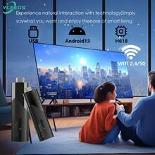 2025 NUEVO M98-Y10 Inteligente Streaming Media - Inalámbrico 5.0, 8K Ultra Alta Definición, 2GB+8GB o 2GB+16GB Espacio de Almacenamiento, Compatible con USB | TV/Proyector/Monitor | Regalos Navideños
