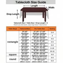 1 件透明矩形塑料桌布，带蕾丝边，防水、防油，乙烯基桌布，用于野餐或节日派对保护，防污防尘，适合矩形餐桌 - 白色蕾絲邊透明 - 查看 4