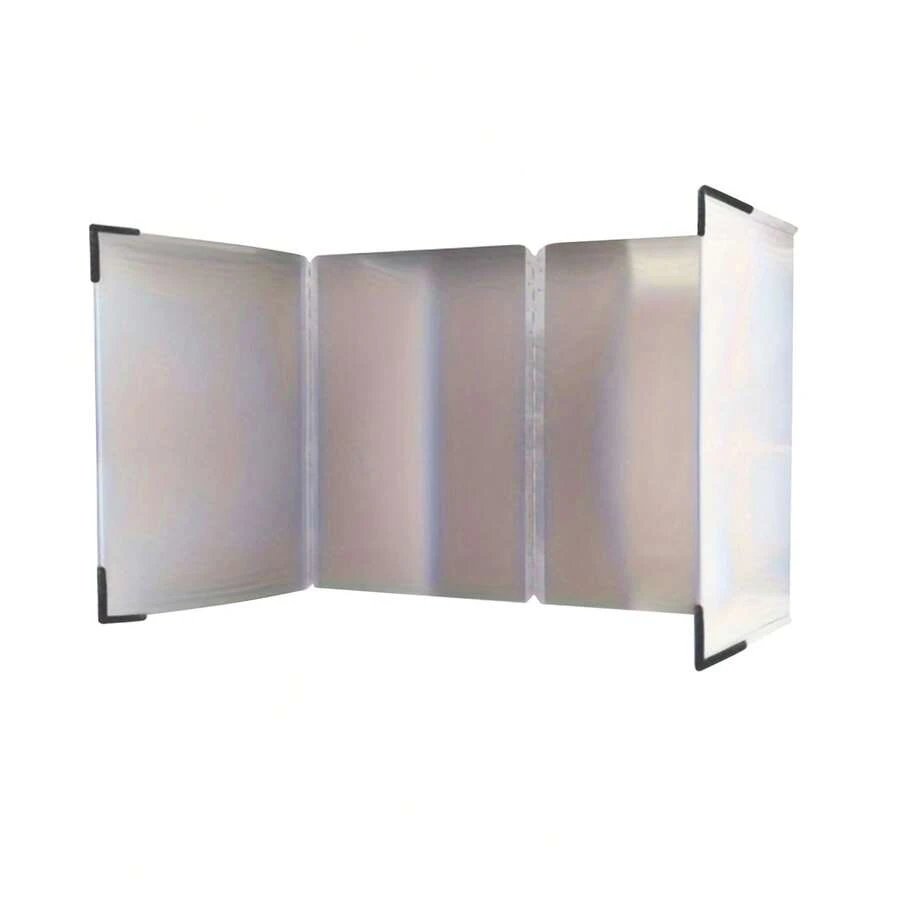 Stove Top Splatter Screen - 4-Sided Grease Guard For Clean Cooking, Easy Wipe Stainless Steel Design - Silver - View 1