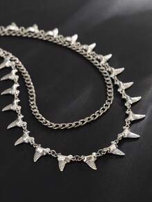 1pc Men's Gothic Punk Style Halloween Skeleton Ghost Chain Fashion Waist Chain, Simple Yet Sophisticated Daily Accessory, Biker Punk Rock Vibe - Multicolor - View 10