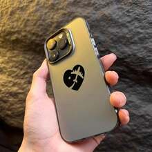 Funda de teléfono plana Simple Love compatible con  15/15 Plus/15 Pro/15 Pro Max,  14/14 Plus/14 Pro/14 Pro Max,  13/13 Pro/13 Pro Max,  12/12 Pro/12 Pro Max,  11/11 Pro/11 Pro Max,  7/8 Plus,  XR/XS Max - Colores mixtos - Ver 6
