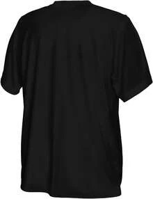 [Artwork Soube] Camiseta de Baloncesto de Manga Corta Seca Ropa de Entrenamiento Absorbe el Sudor Ropa de Entrenamiento de Secado Rápido Práctica Hace la Perfección - Blanco - Ver 2