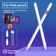 Active Stylus Pen Compatible With IPad, Fast Charging, Tilt Sensitive, High Precision, Suitable For 2018-2025 IPad 11/10/9/8/7/6, Pro 12.9/11/13 Inch M 4, Air 3/4/5/M2/M3, Mini 5/6, White