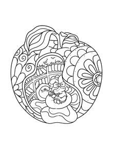 1 Set Pattern World: Coco Coloring Book For Adults And Teens, Featuring Cute And Heartwarming Daily Activities To Help You Relax (Cozy Space Coloring), Wyo Coloring Book Gift Toys Suitable For Boys, Girls, Teens, Children's Toys And Learning Supplies, Teen Toys Coloring Books. Halloween. Christmas. Gifts. Back To School Drawing Kit - Multicolor - View 12