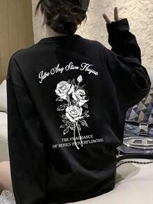 Autumn, Sleeved Autumn Clothes, Long Sleeve Tops, Long Sleeves, Women's Fashion, Autumn Clothes, Women's Autumn Clothes, Y2K Tops, Women's Long T-Shirts, Winter Clothes, Plain T-Shirts, Korean Fashion, T-Shirts, Printed T-Shirts, Funny T-Shirts, Long Sleeve T-Shirts, Korean Autumn Clothes, Women's T-Shirts, Women's Tops