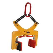 YUNRUX Curbstone Tongs 6-24cm 325kg Stone Carrier Lifting Tongs Stone Tongs Lifter - Yellow - View 5
