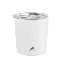 Travel Milk Coffee Mug Spill Proof -8 OZ Insulated Milk Coffee Mug With Lid, Breakfast Stainless Steel Milk Coffee Mug With Double Wall, Coffee Cup For Hot And Cold Drinks