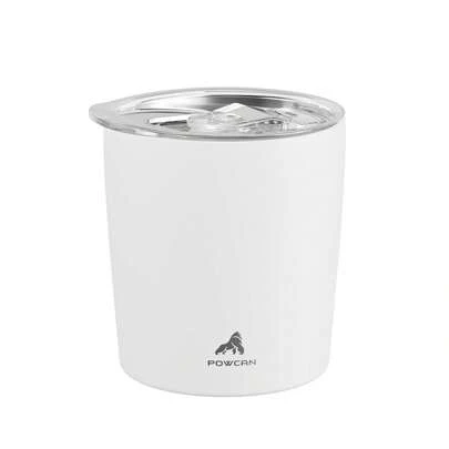 Travel Milk Coffee Mug Spill Proof -8 OZ Insulated Milk Coffee Mug With Lid, Breakfast Stainless Steel Milk Coffee Mug With Double Wall, Coffee Cup For Hot And Cold Drinks