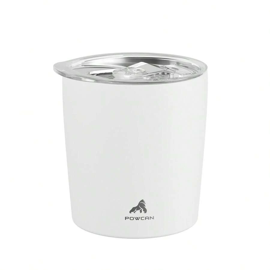 Travel Milk Coffee Mug Spill Proof -8 OZ Insulated Milk Coffee Mug With Lid, Breakfast Stainless Steel Milk Coffee Mug With Double Wall, Coffee Cup For Hot And Cold Drinks