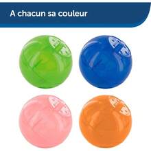 Slimcat Slow Feeder Ball Cats - Interactive Puzzle Game Your - Fill With Food And Treats - Great Indoor Kittens And Adult Cats, And Fast Eaters Blue - Cam + 1 cái (Gói 1 cái) - Xem 6