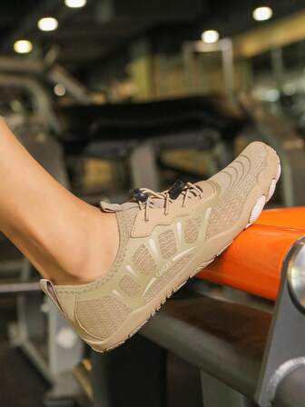 1 Pair Women's High-Performance Weightlifting Shoes, Hook And Loop Adjustable, Rubber Non-Slip Sole For Indoor Cross-Training, Breathable Design, Suitable For Gym Workouts, Squats, Yoga, Jumping Rope, Gymnastics, Running