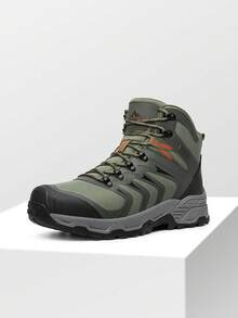 Men's Hiking Boots Waterproof Lightweight PRO Non-Slip Trail Grip Arch Support Trekking Camping Ankle Outdoor Boots - Army Green - View 2
