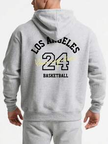 Custom-Designed Men's Hoodies With Various Text Options. Simply Upload A Picture To Create Your Own. A Stylish Choice To Create A Unique, Personalized Hoodie. A Perfect Gift For Yourself Or A Friend. - Grey - View 3