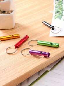 户外求生哨，露营求生哨，铝合金哨子，便携式多功能金哨，户外安全求生装备