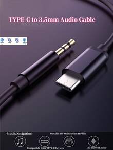 3.5 英尺 USB-C 转 AUX 音频线，Type-C 转 3.5mm 公头耳机音频插孔线/AUX 线/3.5mm 耳机车载音响线，比其他 USB-C 转 3.5mm AUX 音频线兼容性更好，兼容大多数 Type-C 手机：Pixel 4/3/2/XL，兼容三星 Galaxy - 均碼 - 查看 10