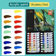 36色丙烯颜料套装，每瓶0.41液体盎司（12毫升），不褪色，色彩鲜艳，适合儿童、成人、艺术家，可用于画布、工艺品、木材绘画 - 是艺术家、学生、工艺品制作、DIY墙面和服装绘画的理想之选！