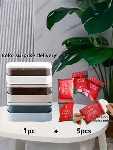 1/2/3pcs[Hot Selling]Quick-Drain Soap Dish With Lid - Thickened Non-Slip Bath Organizer, Detachable Shower Caddy For Home/Dorm/Travel, Multi-Color Options(Colors Random)Green Decor(Saudi National Day)