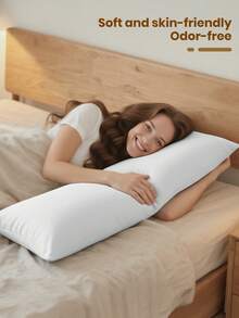 1个柔软枕套，长款枕套，标准尺寸枕套，信封式封口，抗皱，防褪色，防污，不含枕芯，尺寸20x54英寸，20x36英寸，适用于春夏装饰、房间装饰、学习用品 - 彩色 - 查看 6